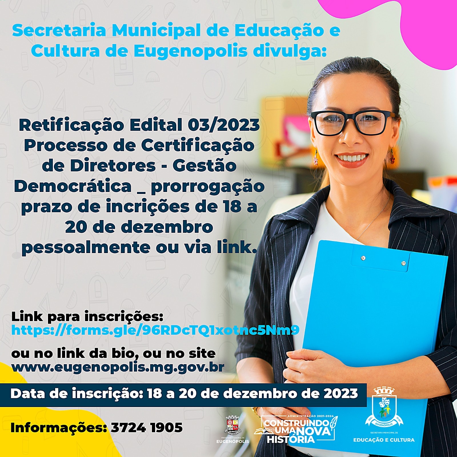 Retificação Edital 03/2023 Processo Certificação de Diretores 