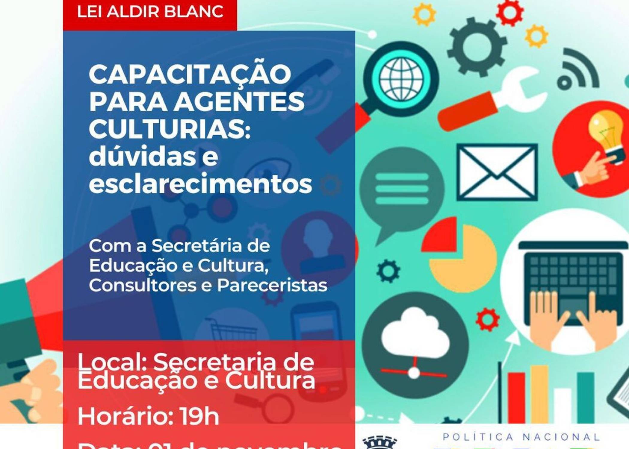 Lei Aldir Blanc - Capacitação para agentes culturais